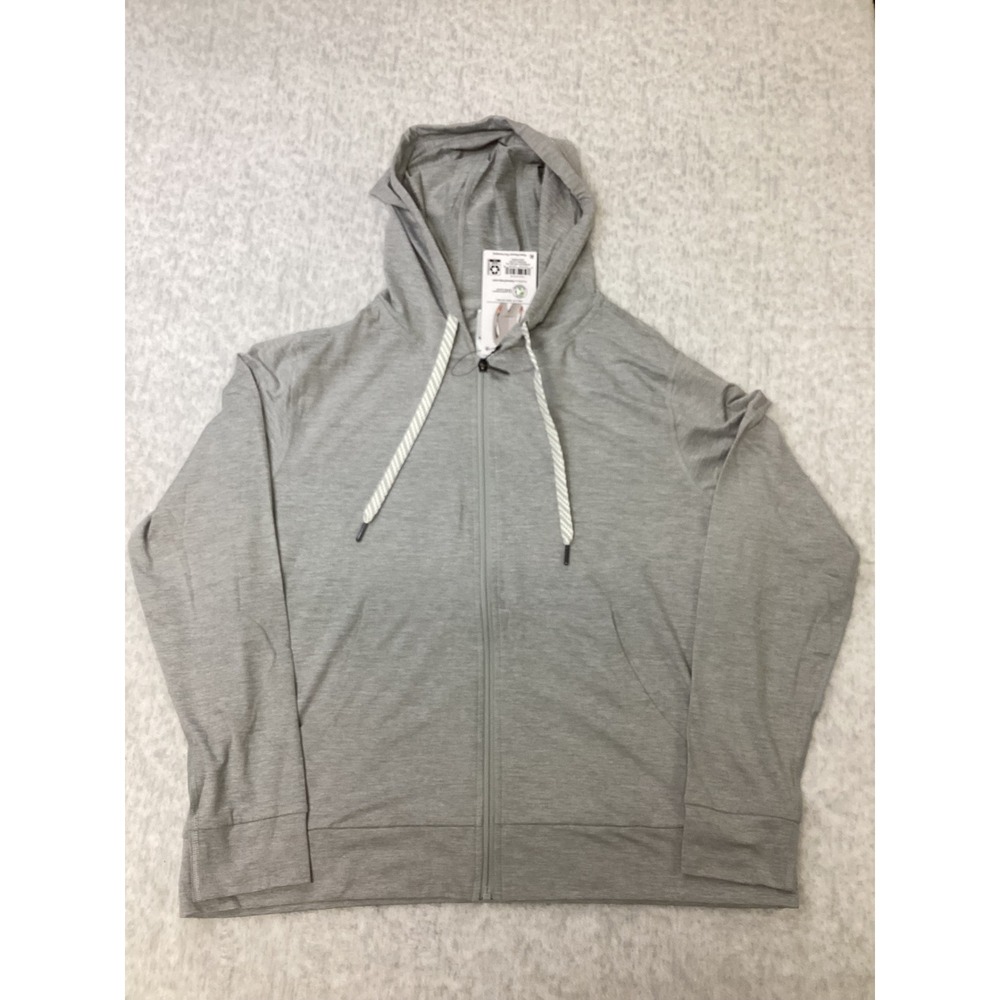 Member's Mark Favorite Soft Full Zip Hoodie‎ Gray XXL Performance Activewear